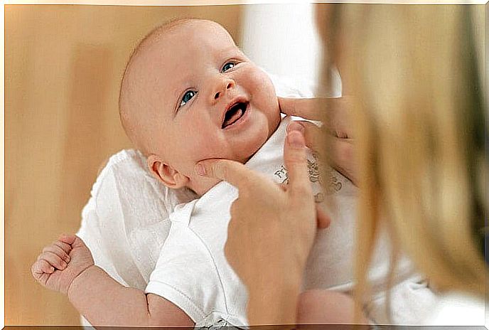 The benefits of stroking your baby are numerous.