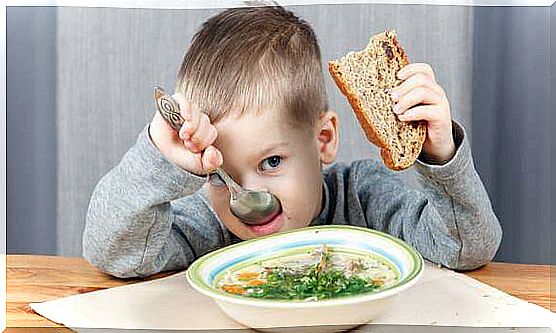 The habit of healthy eating can be learned from childhood.