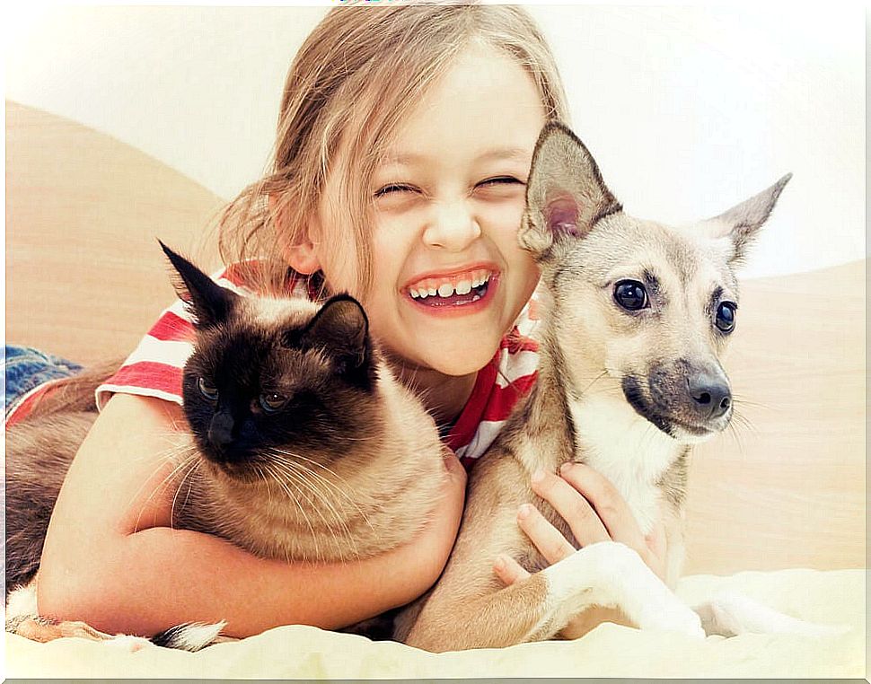 Benefits of growing up with a pet